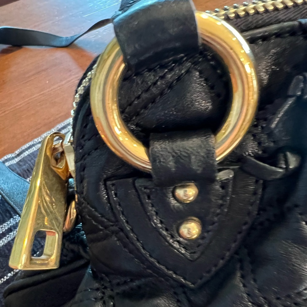 Marc Jacobs Black Quilted Satchel - Picture 8 of 10